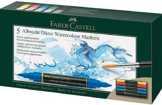 Set de markere acuarelabile Faber Castell Albrecht Durer 5 160305