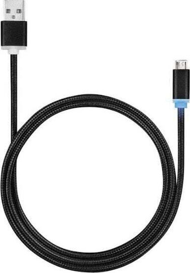 Roline LED USB 2.0 до микро USB кабел Черен 1м 1бр