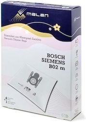 Bosch Σακούλες Σκούπας 5τμχ Συμβατή με Σκούπα Siemens / Bosch / Krups / Severin / Ufesa