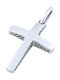 Iris Gold Men's White Gold Cross 14K