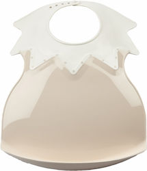 Thermobaby Arlequin Wasserdicht Lätzchen Kunststoff mit Taste & Tasche Rosa für 4 m+