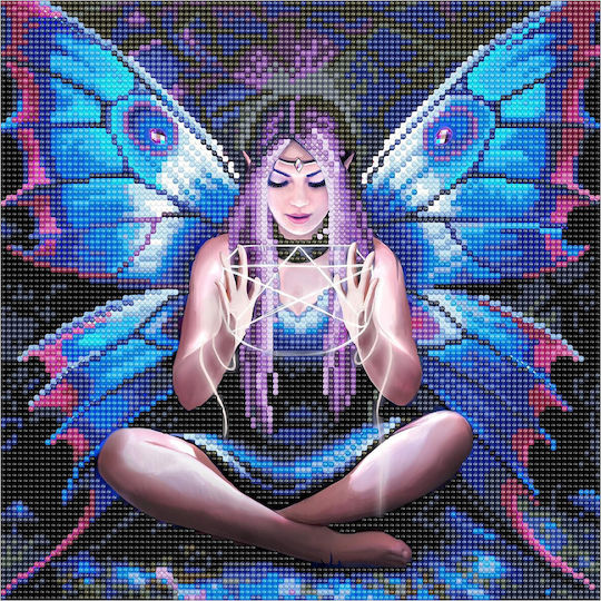 Craft Buddy Παιδικές Χειροτεχνίες "spell Weaver" By Anne Stokes Crystal Art Canvas 30x30cm Cbcak-ast7