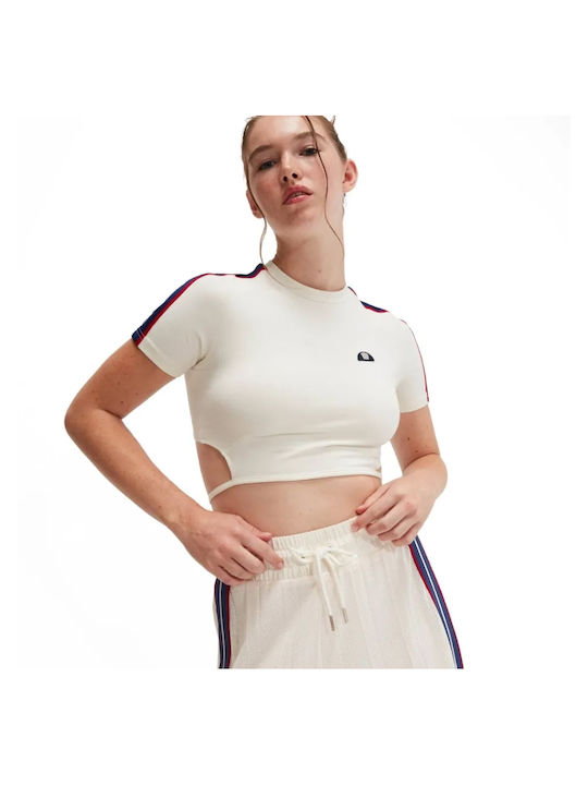 Ellesse Women's Athletic Crop T-shirt Beige