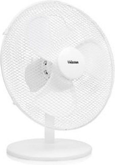 Tristar Επιτραπέζιος Ανεμιστήρας 45W με Τηλεχειριστήριο Λευκός