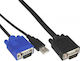 InLine Καλώδιο KVM 60667D 1.8m