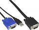 InLine Кабел KVM 60667D 1.8м