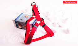 Petler Dog Harness Strap Red X-small
