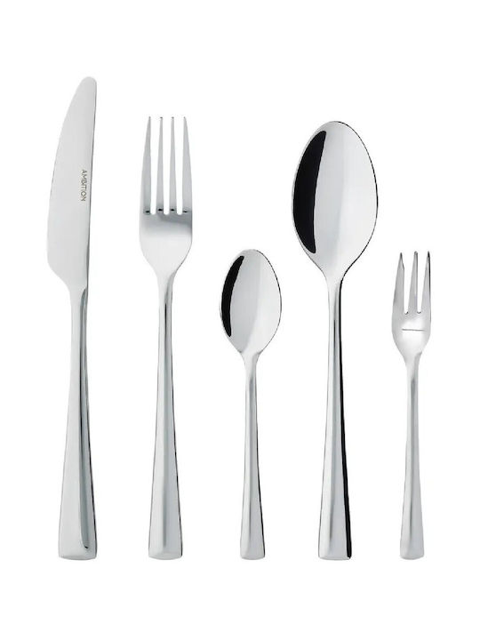 Ambition Cutlery Set Stainless Silver 30pcs