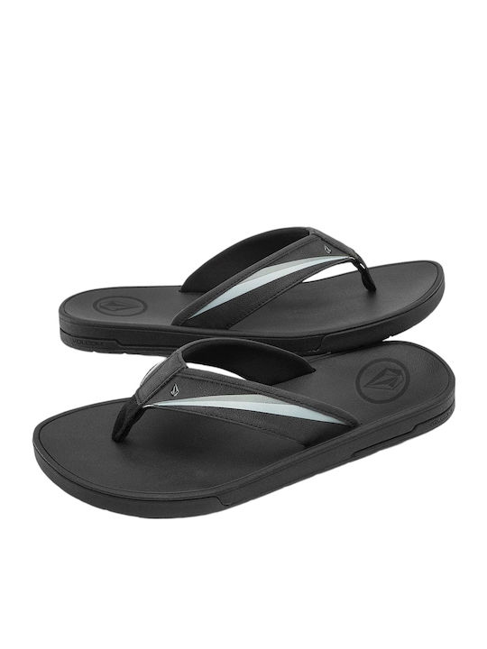 Volcom Jack Robinson Ανδρικά Flip Flops Μαύρα