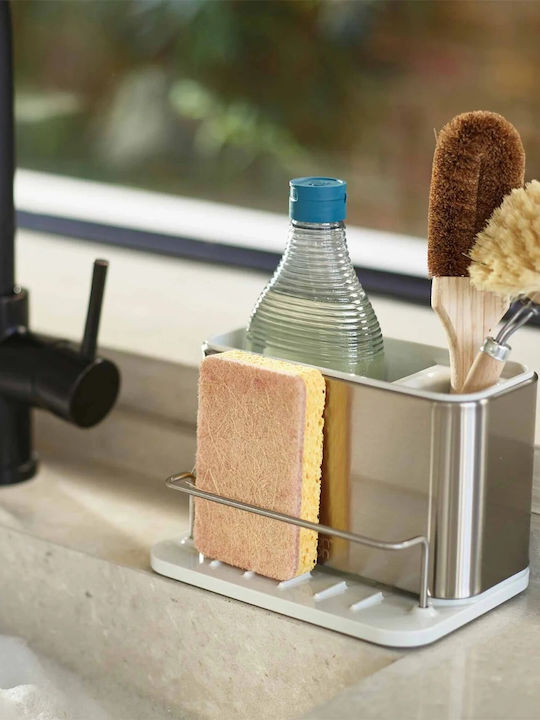 Joseph Joseph Kitchen Sink Organizer Made of Stainless Steel White 18x12.8x12.5cm