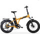 MBM Phrike E-fat 20" Orange Foldable Electric City Bike