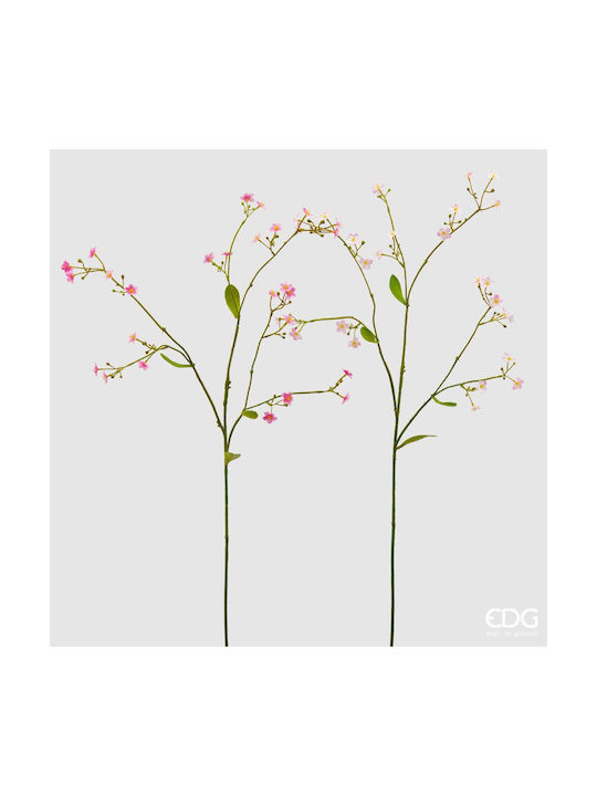 Künstlicher Dekorativer Zweig Rosa 70cm 1Stück EDG