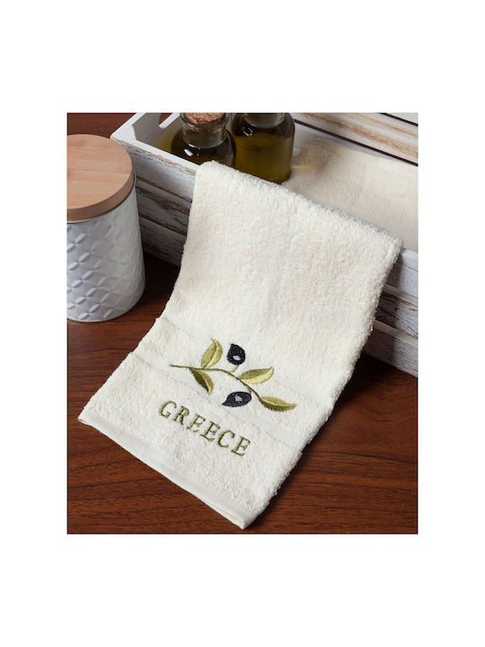 Silk Fashion Towel in Ecru Color 70cm 1pcs