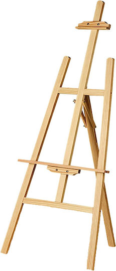 Easel din lemn Zola, reglabil pe lățime și unghi, pliabil, 170 x 56 x 75 cm