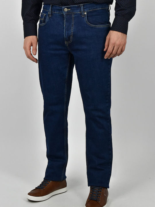 Lcdn Pantaloni de Bărbați din Jean DARK BLUE