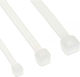 Inline Cable Hose Clamp Wires Length 250 Mm Width 4.8 Mm White 100 Pieces 59964k