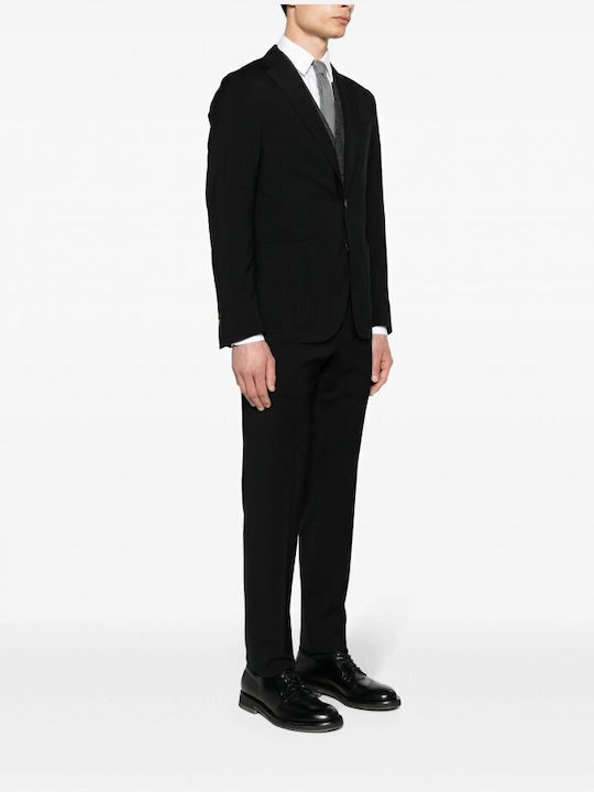 CC Collection Corneliani Men's Winter Suit Black