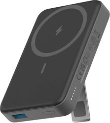 Anker MagGo A1654 MagSafe Power Bank 10000mAh 15W με Θύρα USB-C Μαύρο