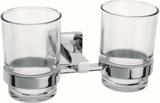 Karag Colomdo Wall-mounted Cup Holder Inox Silver