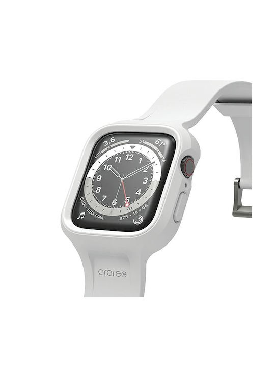 Husă Araree Duple Pro pentru curea Apple Watch 40/41mm, albă Ar70-01867b