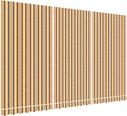 vidaXL Material pentru copertină Multicolor cu strat PU 3x5m
