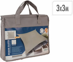 Квадратен Shade Sail Бежов 3x3m Квадратен Shade Sail Бежов 3x3m
