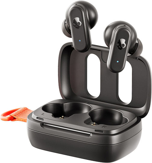 Skullcandy Dime 3 In-Ear Bluetooth-Freisprecheinrichtung Kopfhörer mit Schweißresistenz und Ladeetui Schwarz