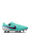 Nike Tiempo Legent 10 Elite Football Shoes with Cleats Turquoise