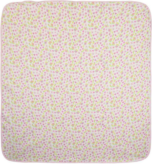 Energiers Одеяло Детски пелени за пелени Floral 100% памук Многоцветен Floral 75x75см.