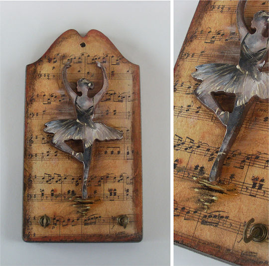 Artifact Hölzernes Schlüsselanhänger 12x25x25cm
