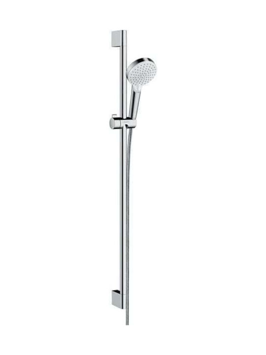 Hansgrohe Душ стълб без батерия Бял