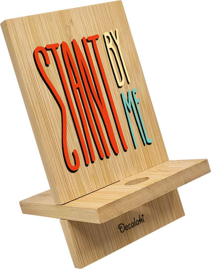 Suport pentru telefon mobil din lemn Stand By Me Design 50495