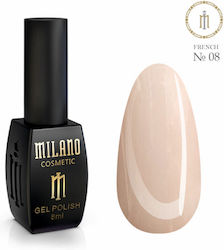 Gel Polish Milano French 08 8ml