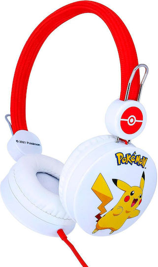 Celly Pokemon Pikachu Cu fir Pentru copii On Ear Căști Roșii