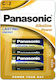 Panasonic Αλκαλικές Μπαταρίες C 1.5V 2τμχ