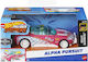 Sistem de tragere înapoi pentru mașini Hot Wheels Metallic Alpha Pursuit, scară 1:43