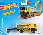 Hot Wheels Track Stars Φορτηγό Yellow Scania Rally Truck