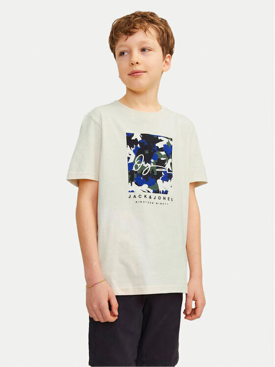 Jack & Jones Kids' T-shirt Ecru