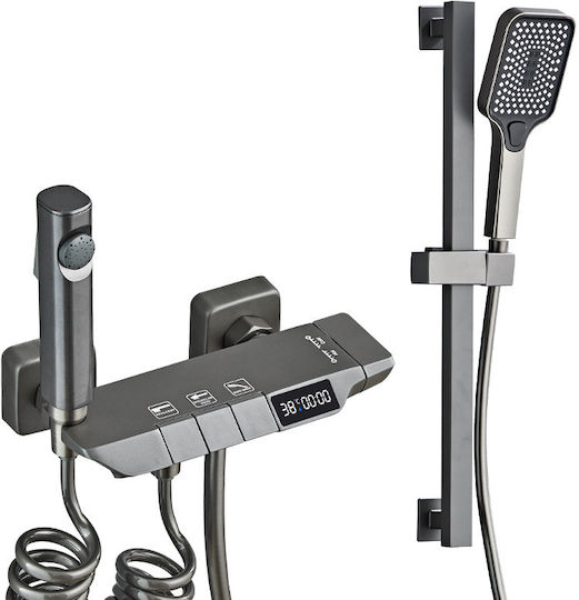 Wattarino Built-in Faucet Mixer for Shower Gray Wattarino Built-in Faucet Mixer for Shower Gray