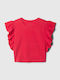 GAP Kids Blouse Short Sleeve slipper red