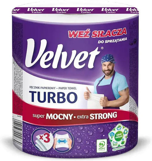 Velvet Kitchen Paper Roll 3 Sheets