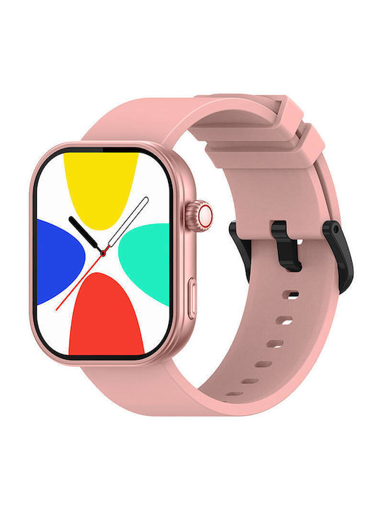Zeblaze Btalk Plus Smartwatch με Παλμογράφο (Ροζ)