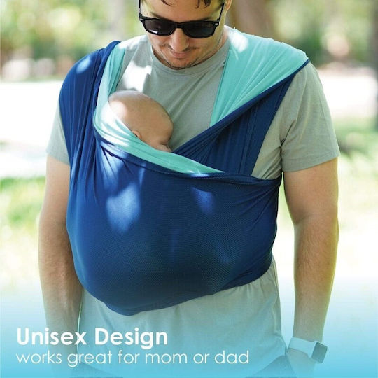 Baby K'tan Wrap Carrier Oasis X-small Turquoise Blue with Maximum Weight 16kg