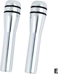 Autoline E Car Door Decorative Locks in Silver Color