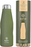 Estia Flask Lite Reciclabil Sticlă Termos Oțel inoxidabil Fără BPA Forest Spirit 500ml