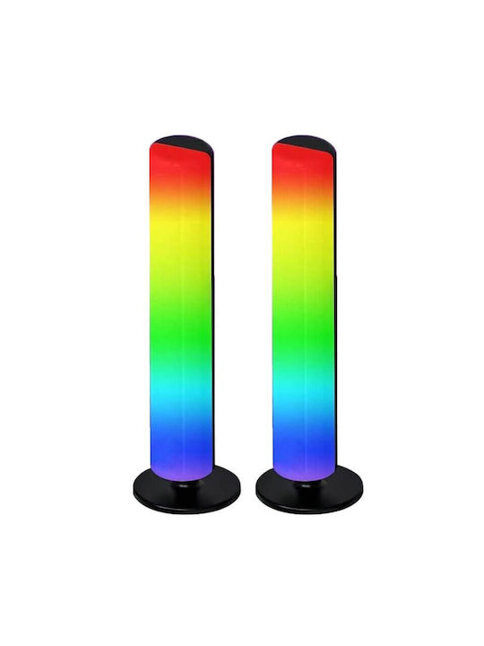 Set de bare LED RGB de iluminat decorativ, 2 bucăți