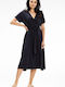 Awama Kleid Black