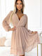 Numoco Evening Dress Beige