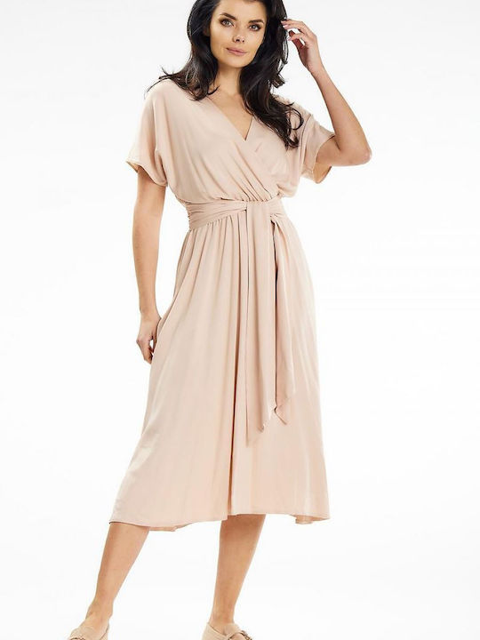 Awama Rochie Beige A642