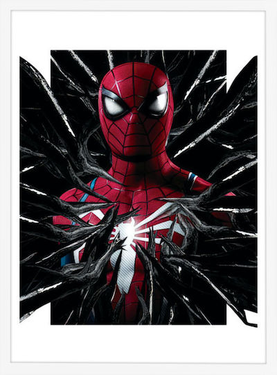 Walls Kids Wall Art Spiderman Venom Wooden Framed 50x70cm